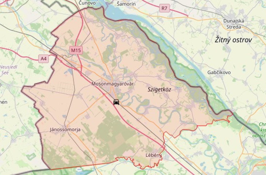 Személyautó és kamion ütközött az M1-esen, Mosonmagyaróvárnál